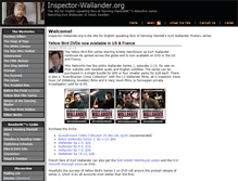 Tablet Screenshot of inspector-wallander.org